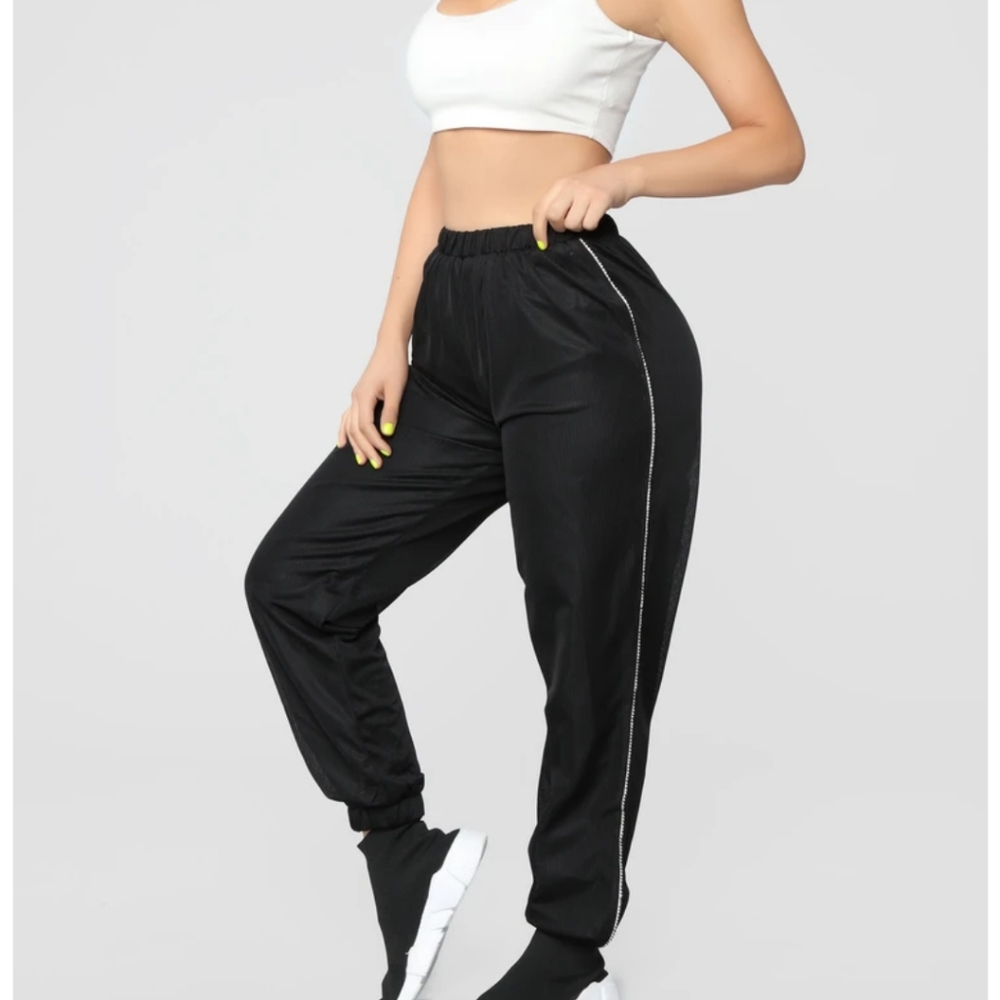 Black joggers